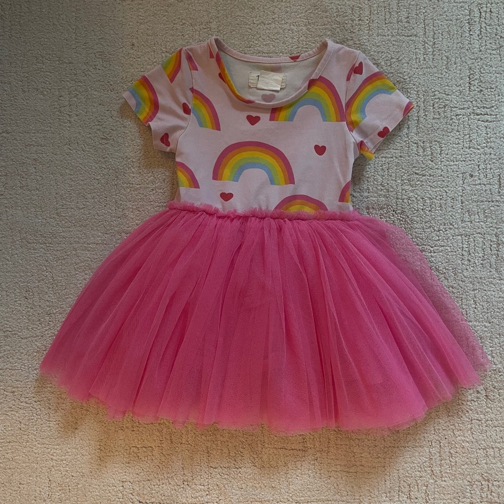 SOLD Taylor Joelle Care Bear Rainbow Dress
